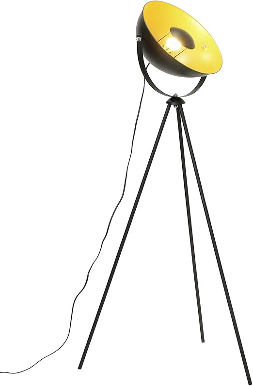 Stehlampe Vintage - Retro Design Stehleuchte mit E27 Fassung,Ø 34 cm