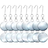 De-Bird Reflective Diverter Discs - Swivel Action Bird Deterrents for Outside - High-Gloss Reflective Discs to Scare Birds - 8-Pack, Silver, Acrylic