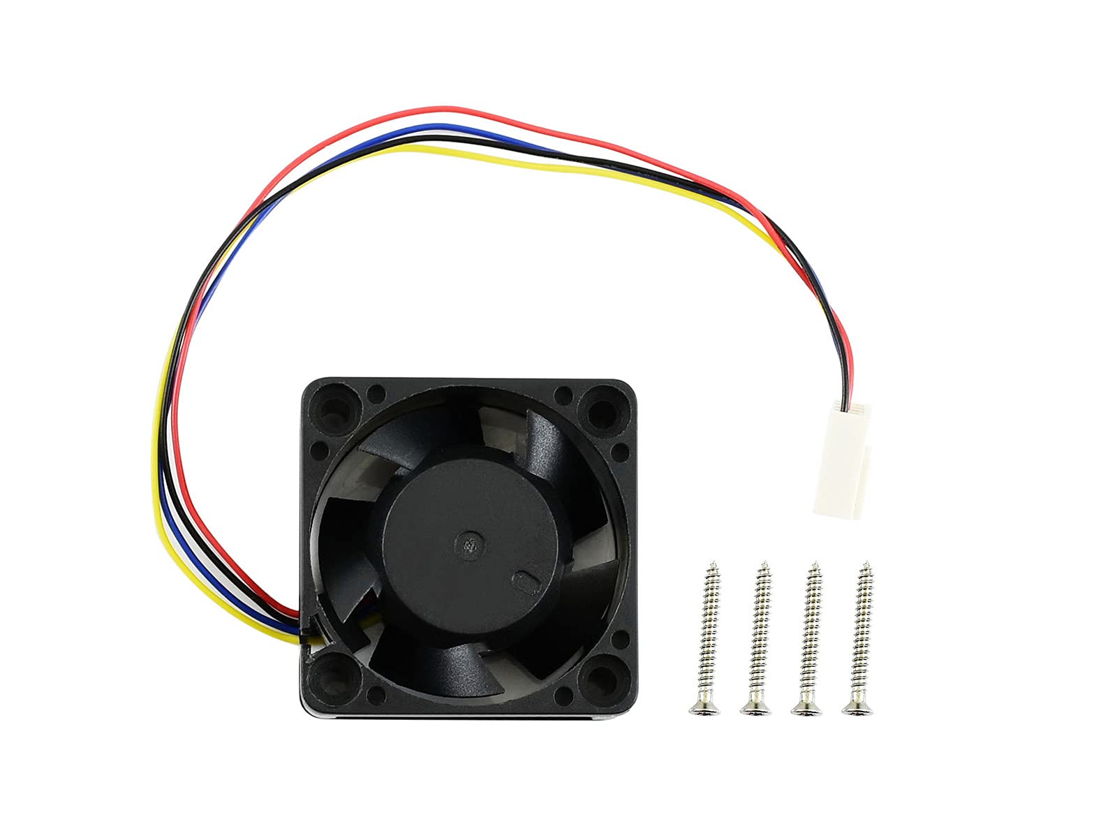 Waveshare Dedicated Cooling Fan for Jetson Nano Developer Kit 5V PWM Speed Adjustment Strong Cooling Air 4PIN Reverse-Proof Connector