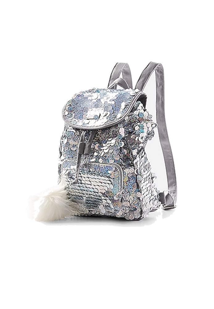 silver rucksack