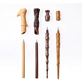 Harry Potter Wizarding World Wand Pens Set of 4 - Voldemort, Hermione, Dumbledore Wands