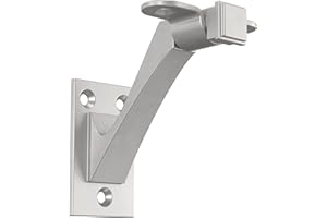 Franklin Brass Classic Edge 3 in. (76 mm) Handrail Bracket in Matte Nickel (4-Pack), B47253D-MN-C