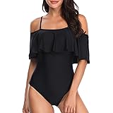 off the shoulder swimsuit with straps