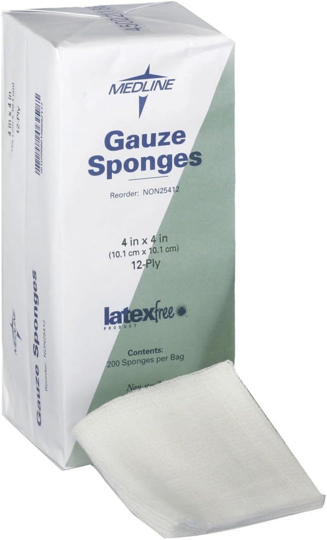 Medline Nonsterile Woven Gauze Sponge MIINON25412 Health & Personal Care