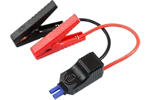 EMEPOVGY Portable Jump Starter Clamps, 8AWG Automotive Emergency Jumper Cables for 12V Car Jump Starter
