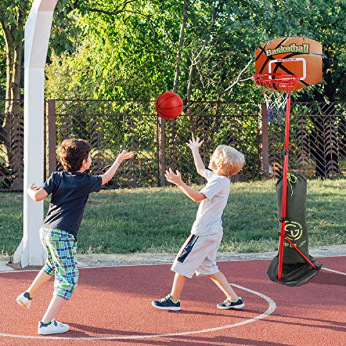 SUPER JOY Kids Basketball Hoop for Toddlers Adjustable Height 2.86.2
