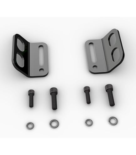 Amazon.com: Ciro Tie Down Brackets for Batwing Fairing Black