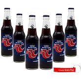 RC Cola | 6 Pack of the Nostalgic Royal Crown Soda with Real Sugar | 12 oz Glass Bottles (6 pack)