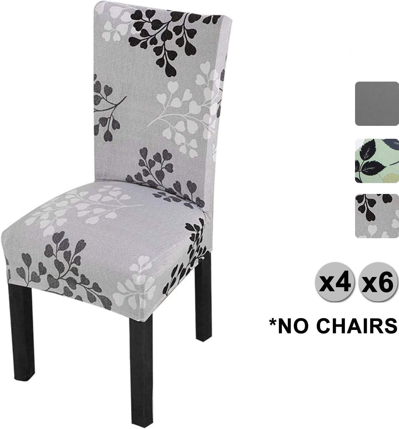 Best Stretch Removable Washable Short Dining Chair Cover Protector Seat Slipcover