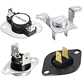 DC47-00016A Dryer Thermal Fuse Kit by Techecook - DC47-00016A Thermal Fuse & DC96-00887A Thermostat & DC32-00007A Thermistor & DC47-00018A High Limit Thermostat Fit for Samsung lg Kenmore Dryer