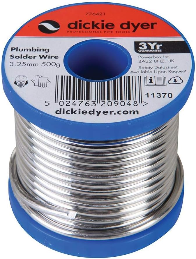 Dickie Dyer 776421 Plumbing Solder Wire, Silver