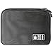 Travel Electronics Cable Organizer Bag Portable Storage Case for Hard Drive, Cords, Cables, Charger, Black-by Yblntek