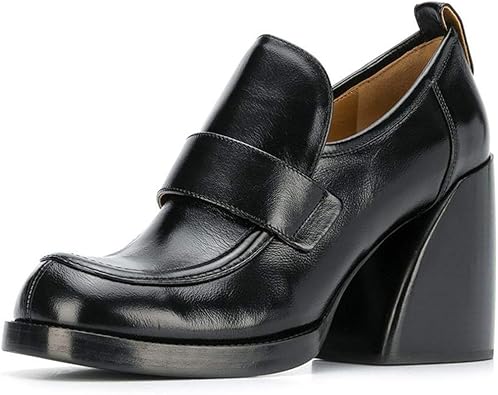 ladies chunky loafers