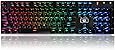 Redragon K556 RGB LED Backlit Wired Mechanical Gaming Keyboard, Aluminum Base, 104 Standard Keys
