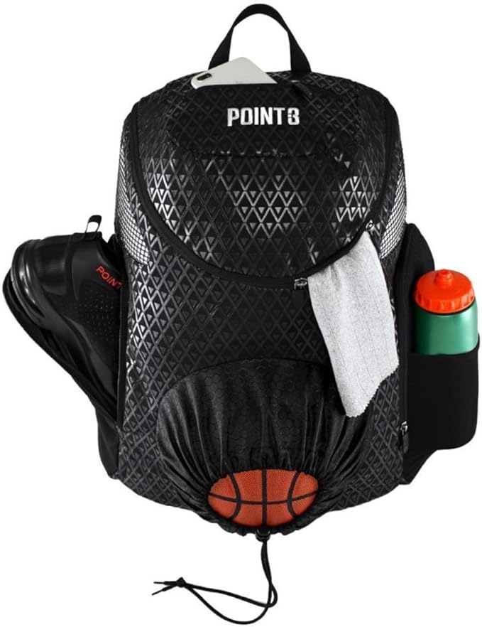 point 3 road trip basketball backpack