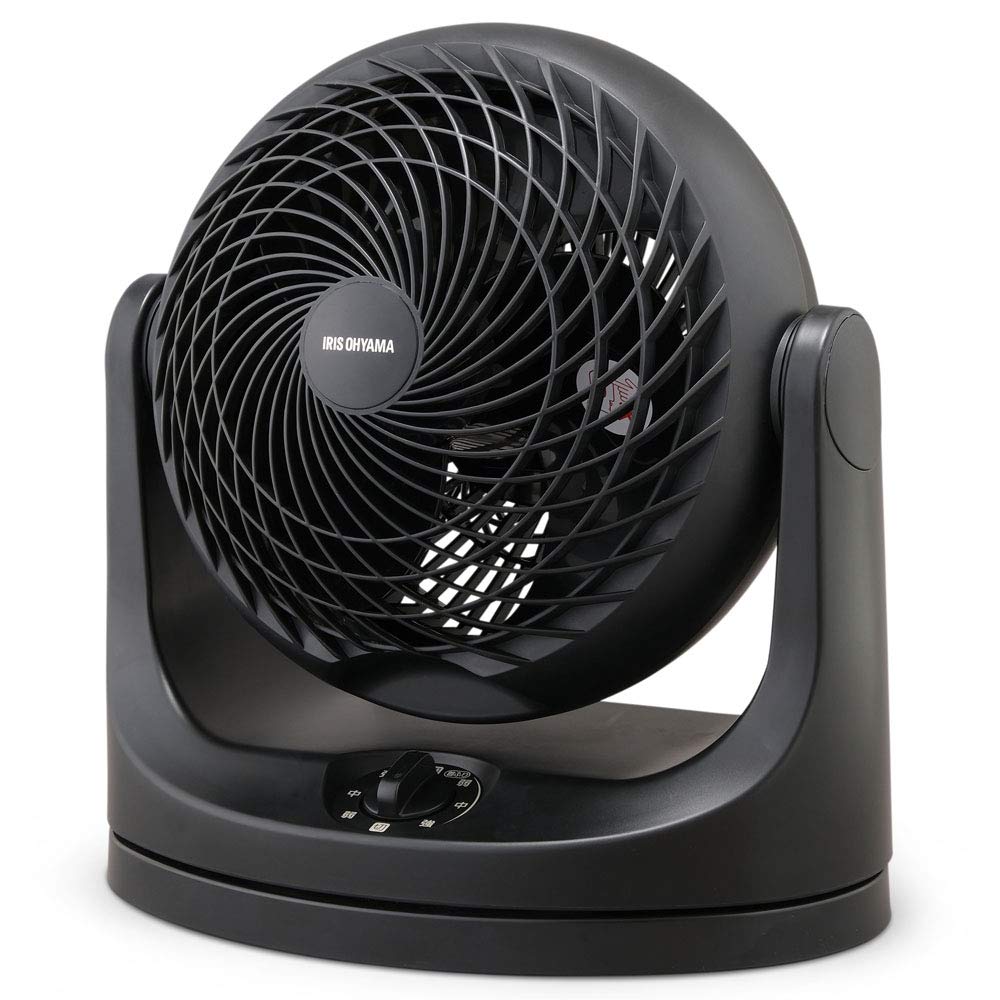 アイリスオーヤマ サーキュレーター 14畳 首振り マカロン型 PCF-MKM18-B ブラック商品画像