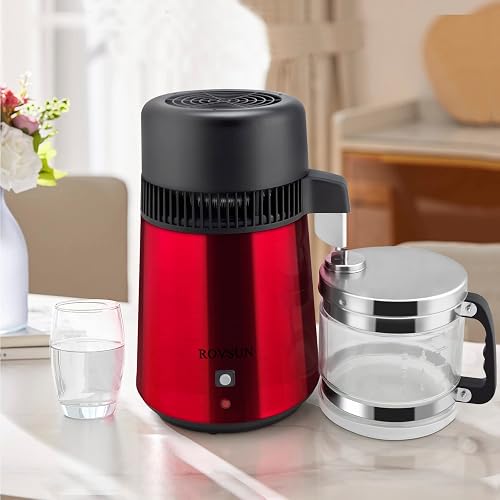 ROVSUN 4L Countertop Water Distiller - 750W, 1.1 Gallon Stainless Steel, Makes 1 Liter Per Hour, With Glass Container - View #8
