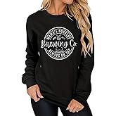 TAIUICY Women Maternity Nursing Sweatshirt Comfort Friendly Zip Breastfeeding Pullover Mama's Boobery Always on Tap Sweater
