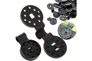 TREAYES 2025 New Shade Cloth Heavy Duty Lock Grip, 20 Pcs Shade Cloth Clips Windproof Awning Clamp Grip, Universal Garden Plant Clamps for Tarpaulin, Mesh, Canopy, Fence (20)