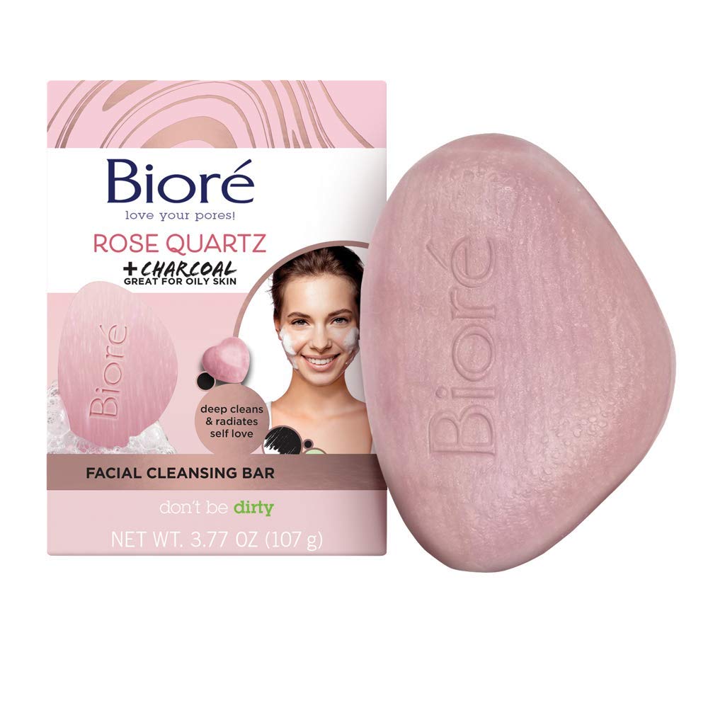 rose quartz charcoal biore