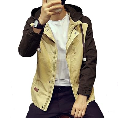 Amazon ローローluoluo アウターメンズ ジャケット スタジャン