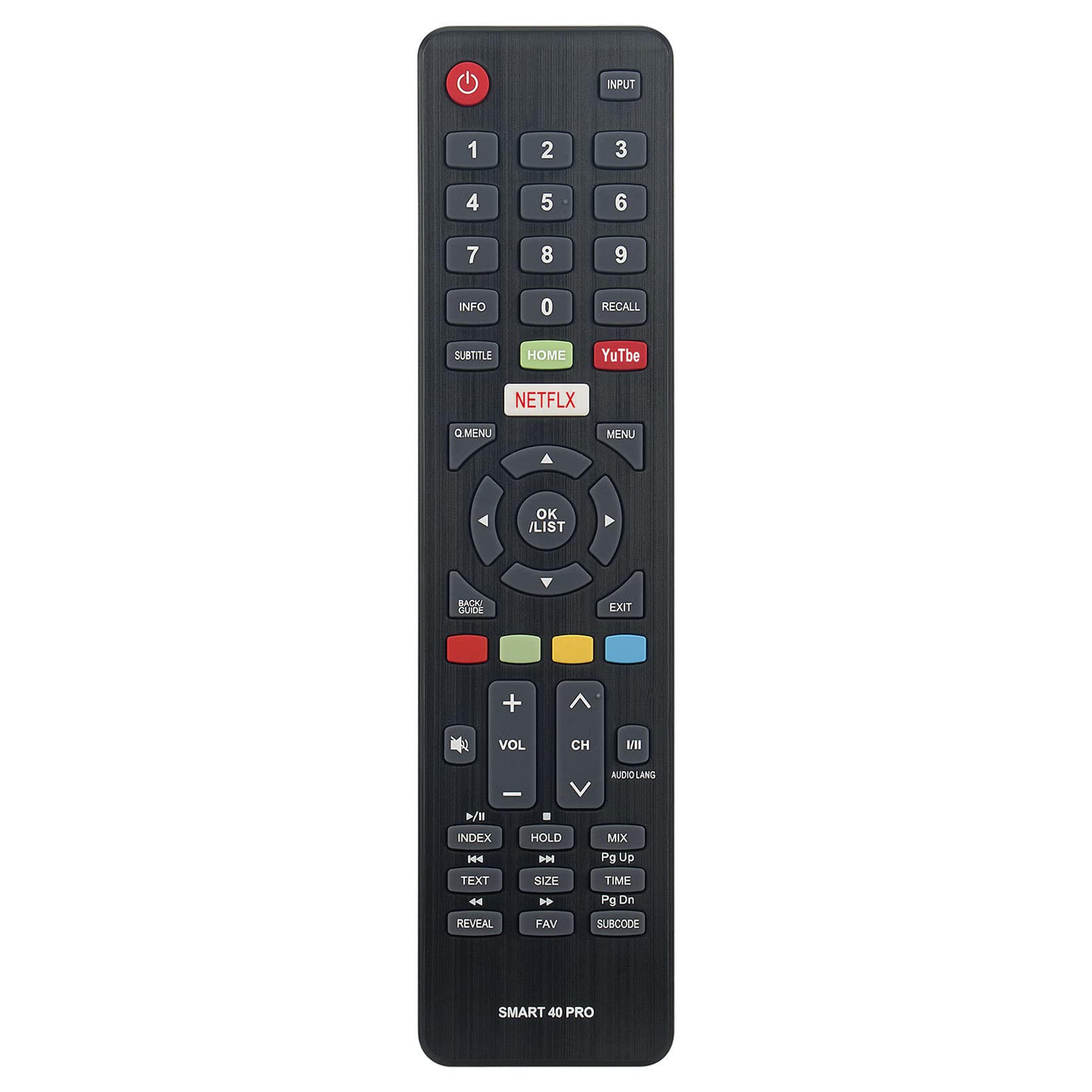 ALLIMITY Replace Remote Control fit for Aya Dyon Smart-32-Pro Smart-40-Pro A49UHD0819BS