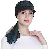 Newsboy Cap for Women Chemo Headwear with Scarfs Hair Loss Available All Year