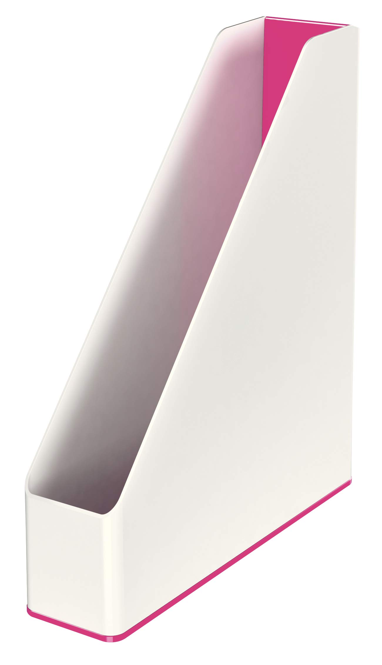 Leitz TS-120555 Wow A4 Duo Colour Magazine File, 73mm x 318mm x 272mm, Pink — image 1