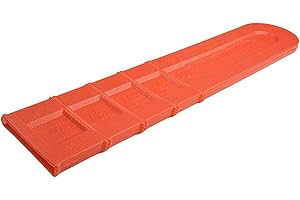 Chainsaw Bar Protector Scabbard for 12 16 18 20 Inch Guide Plates, Robust Plastic Sheath Cover Safeguards Against Rust and Cu