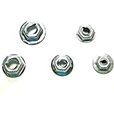 Retro-Motive #1706 Thread Cutting Nut Assortment, 1/8"-1/4" Stud (125 Pieces - 25 of Each Size) (1299-1303)