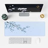 EFISH Japanese Plum Blossoms Mouse Pad Extended XL 31.5 x 11.8 in view 2