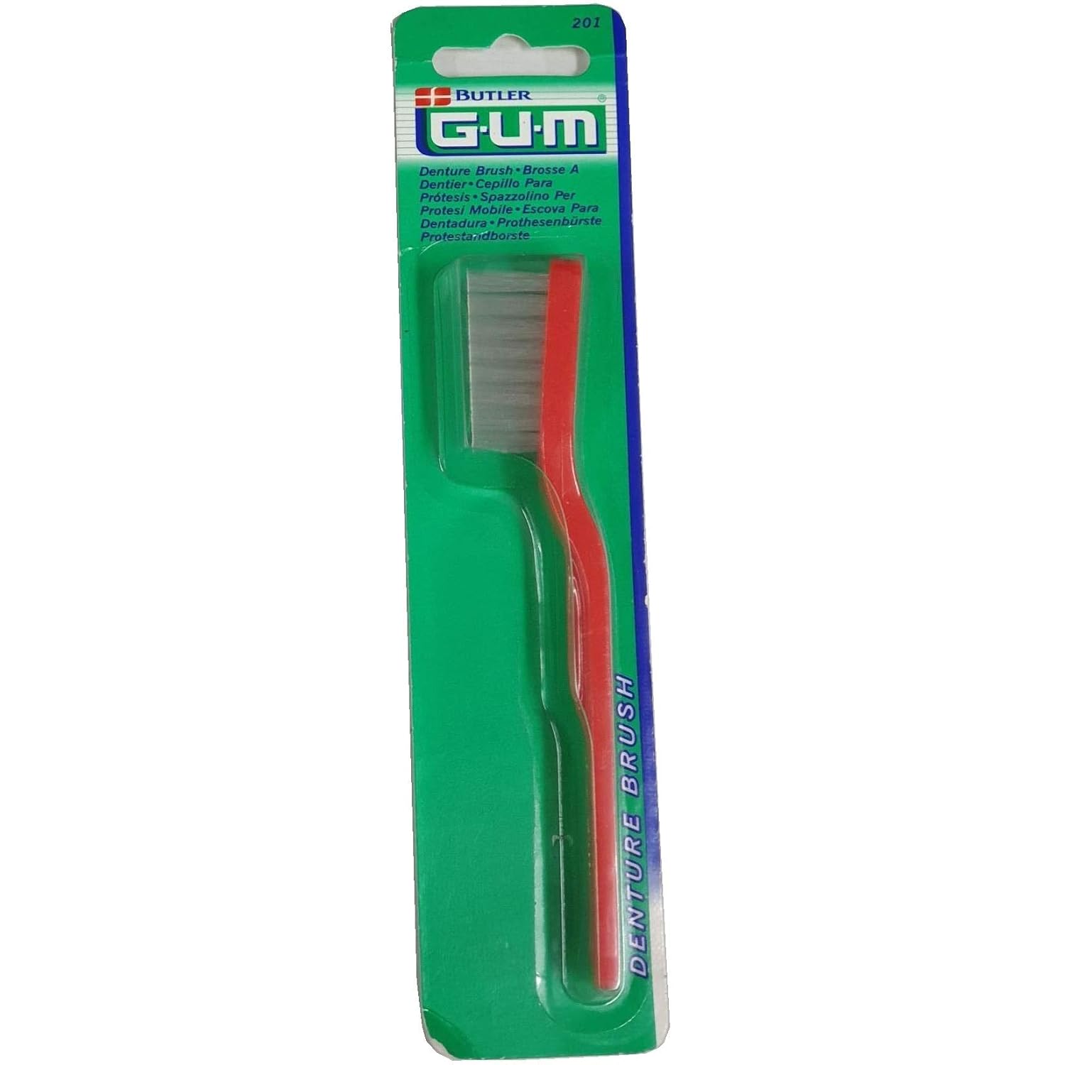 G-U-M Denture Brush - 1 ct, Pack of 3 : Beauty