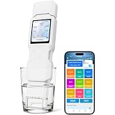 9-in-1 Smart Water Tester with APP Monitoring, Digital Water Test Kit for Turbidity, TDS, EC, Temp, Salt, GH, TOC, COD &amp; UV254, Professional Water Tester for Drinking Water, Well, Tap &amp; Outdoor.