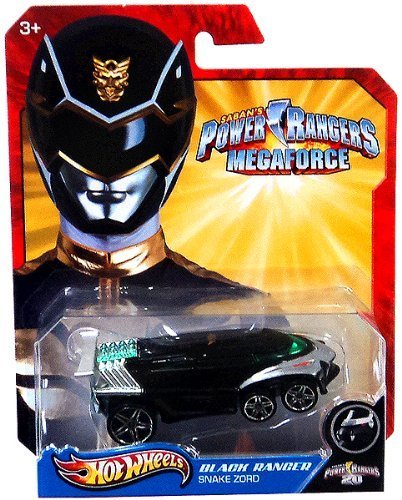 2012 Hot Wheels Power Rangers Megaforce Black Ranger Snake Zord