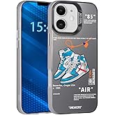CHBSHENG Cool Design Phone Case for iPhone 11 Case for Boys Men Aesthetic Shockproof Basketball Sneaker Sports Designer Cases Compatible with iPhone 11 Blue