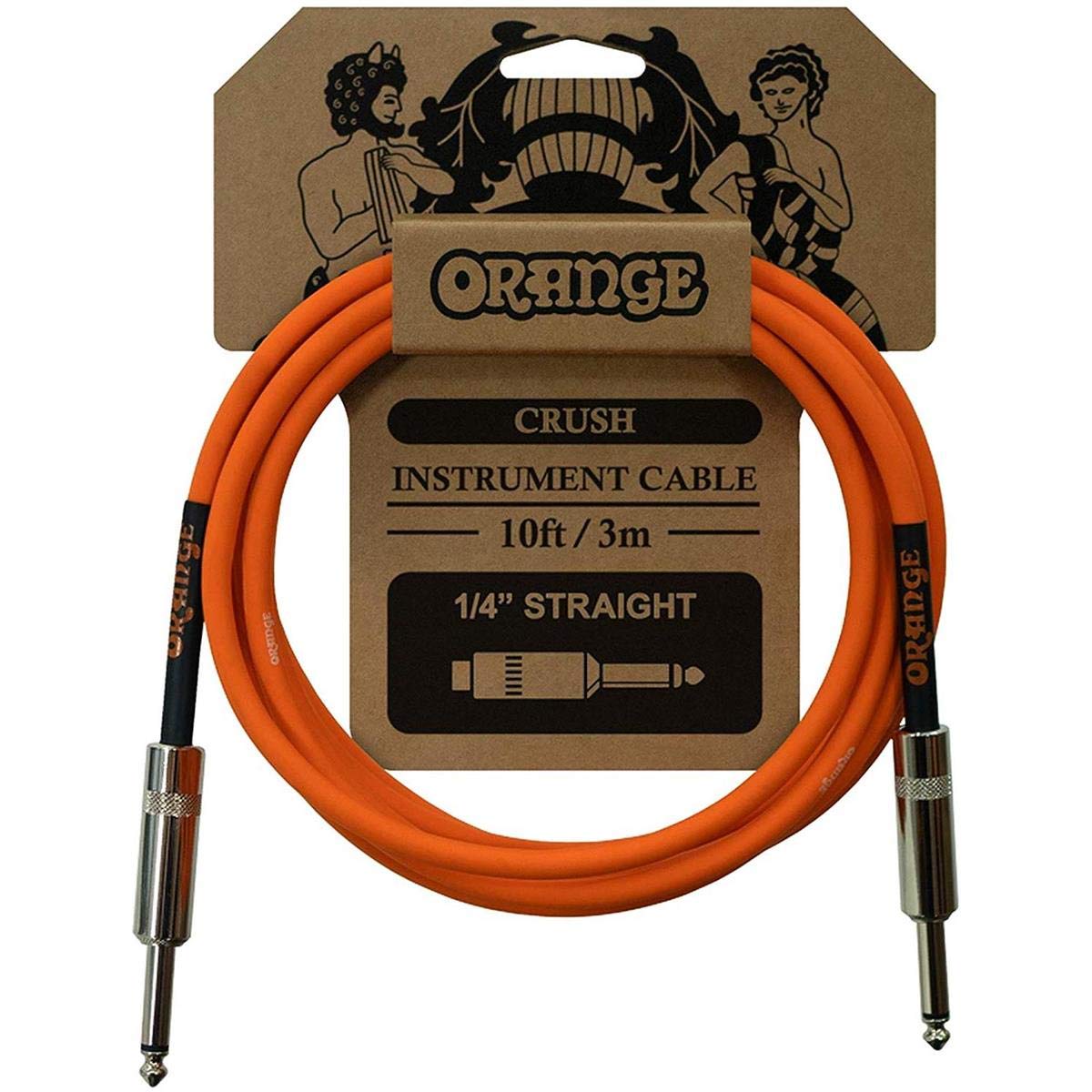 Orange Amplification CA034 CRUSH Instrument Cable 10ft 3m 1/4 Straight オレンジ アンプリフィケーションの商品画像