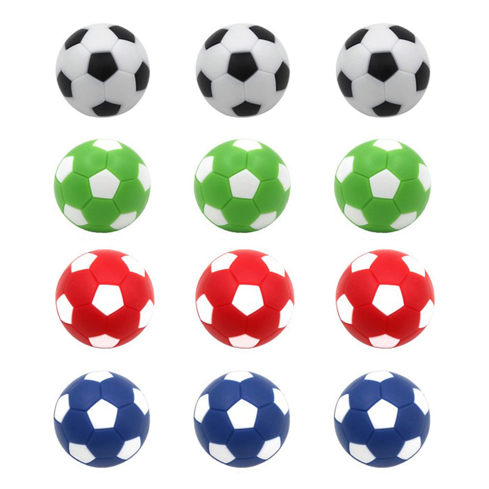 RAYNA GAMES 12Pcs Table Soccer Ball, 36mm Table Soccer Replacement Balls Mini Table Soccer,Tabletop Game Soccer Balls for Football Table Game, Party Favours — image 1