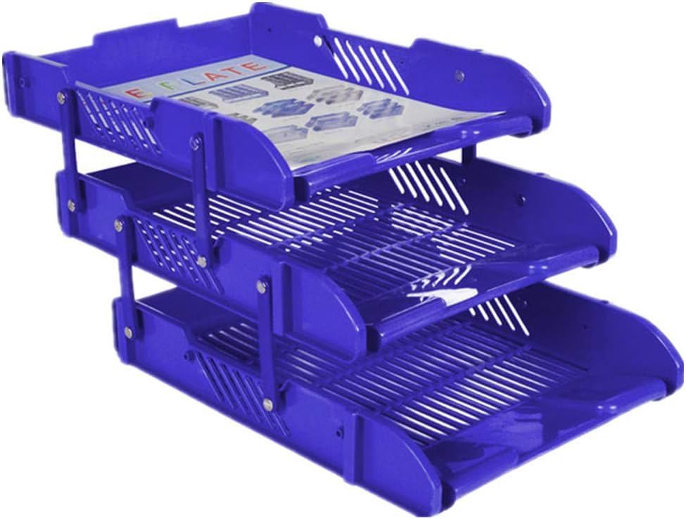 Shulishishop Banette De Rangement Bureau Banette De Bureau Bacs A Papier Pour Bureau Empilable Organisateur De Bureau Plateau Document Plateau Corbeilles A Courrier Fournitures De Bureau