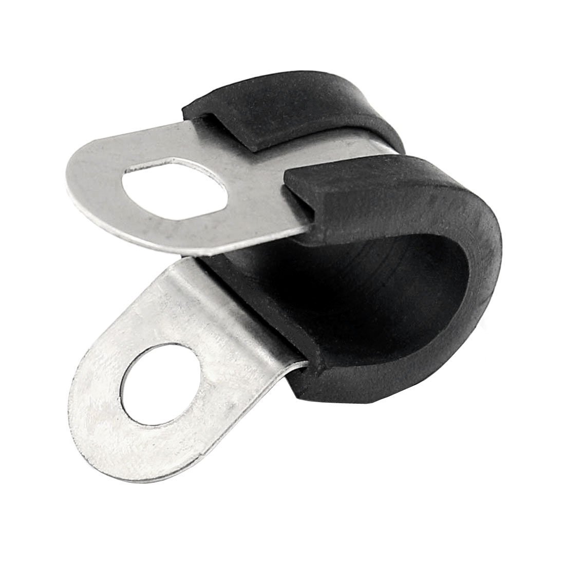 12pcs Φ25mm 1' inch Cable Clamps Cushion Clamps Stainless Steel Fuel