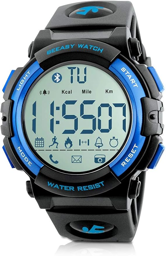 Beeasy Digital Sports Watches 5ATM Waterproof Military for Men Boys