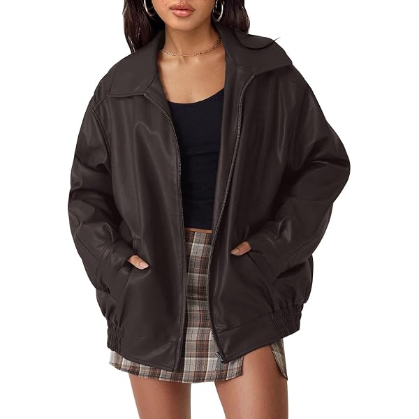 Women's Leather Jacket Tankaneo Women's Leather Cropped Jacket