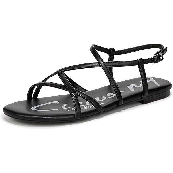 Marc Fisher LTD レディース Maze フラットサンダル, ブラックレザー 001, 24.0 cm Amazon.com: Marc Fisher LTD Sandalia plana Maze para mujer, piel