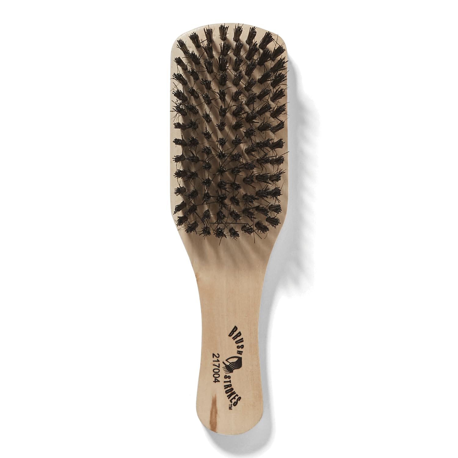 Photo 1 of Brush Strokes Wood Club Brush, Boar Bristle Hair Brush, All Hair Types, Won't Pull or Snag, Smoothes Hair