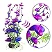 Mudder Artificial Aquatic Plants Aquarium Plants Plastic Fish Tank Decorations 7.5 Inch, 2 Pieces