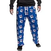 Calhoun NHL Surf & Skate Men's Scatter Print Team Logo Pajama Pants