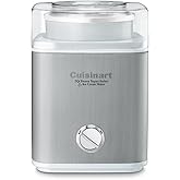 Cuisinart Pure Indulgence Frozen Yogurt-Ice Cream & Sorbet Maker, 2-Qt Capacity, Silver (ICE-30WNC)