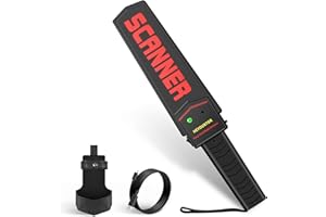 HEYOURTOR Handheld Security Wand,Metal Detector Wand,High-Sensitivity Security Detector for Security Inspection,Detection of Various Electronic Products,Metal Products,Weapons/Built-in Battery/USB-C (Orange)