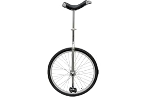 Fun 24 Inch Wheel Chrome Unicycle with Alloy Rim