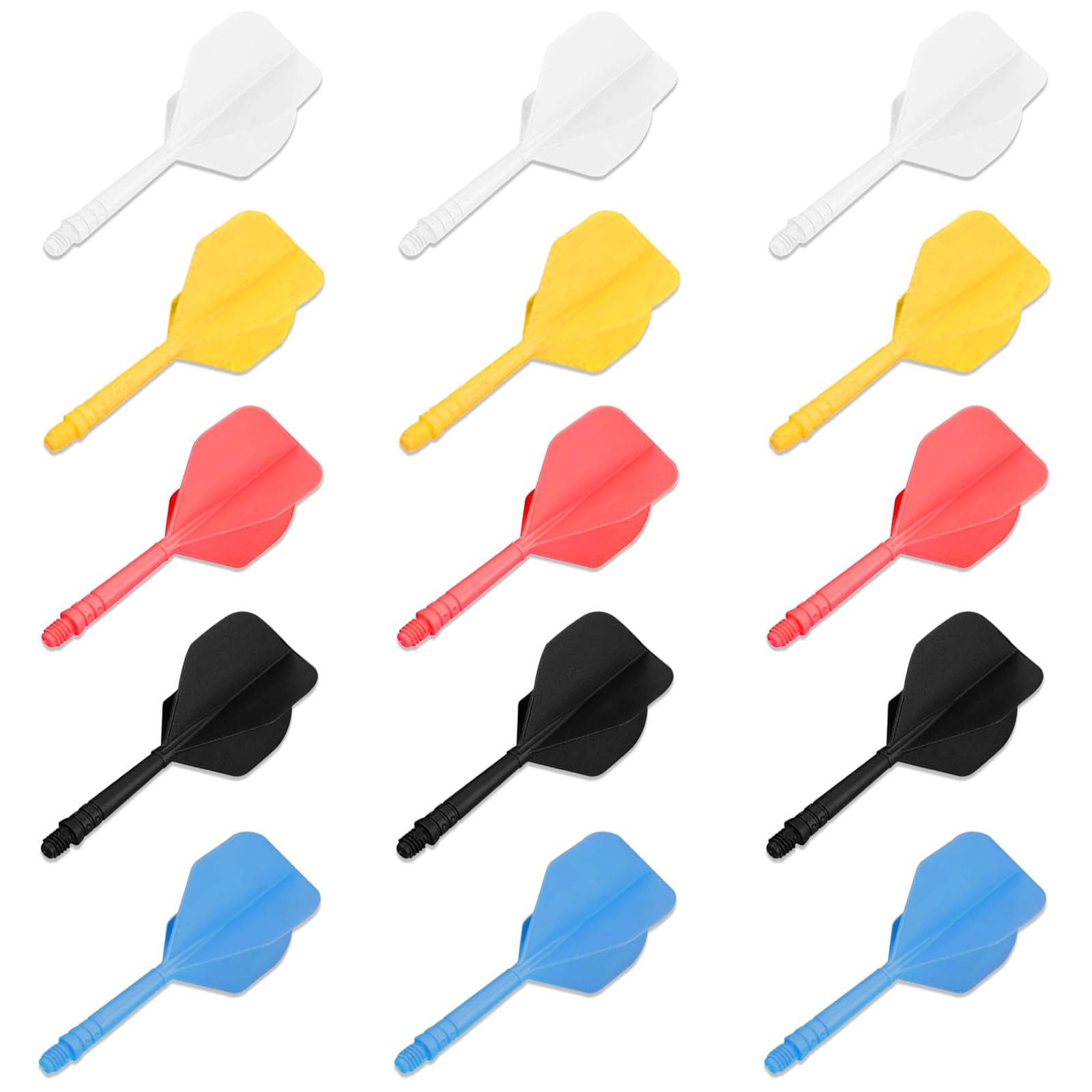 TYXHXTF Integrated Dart Shaft and Flights, Darts Accessories Made of One Piece, 2BA Anti Falling Durable Dart Flight Set