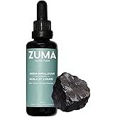 Zuma Nutrition High Himalayan Shilajit Liquid Tonic, Vegetarian, Made with Wild Shilajit & Ocean Minerals, Mineral Supplement for Cognitive Support, & Wellness 60 ML